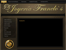 Tablet Screenshot of joyeriafranelos.com